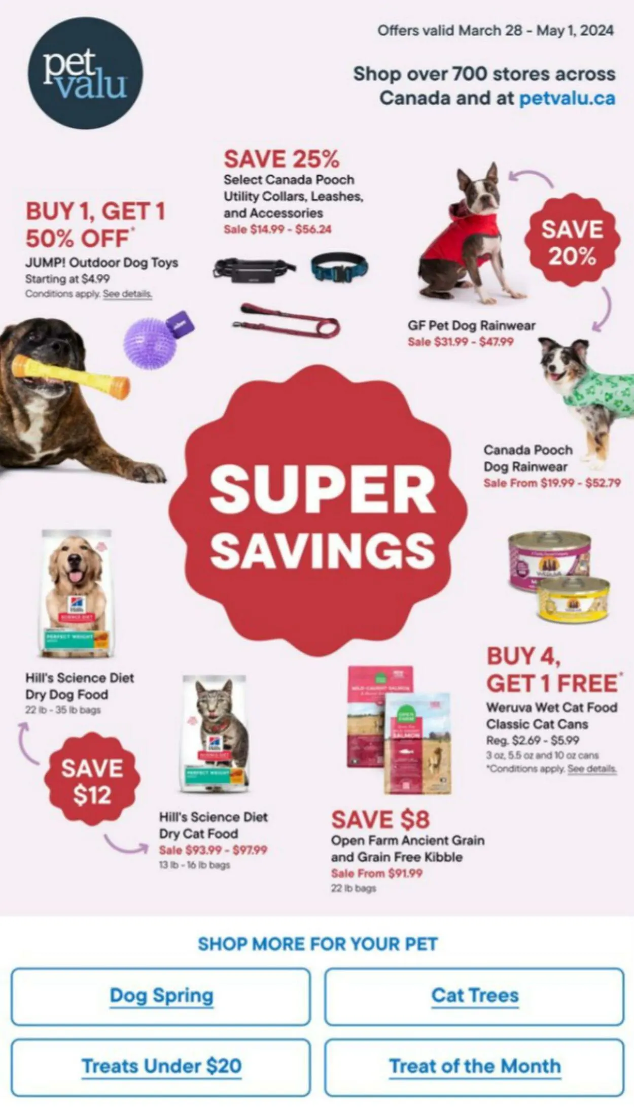 Pet Valu Current flyer from March 28 to May 1 2024 - flyer page 