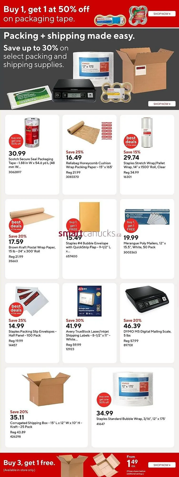 Staples flyer from March 21 to April 24 2025 - flyer page 11