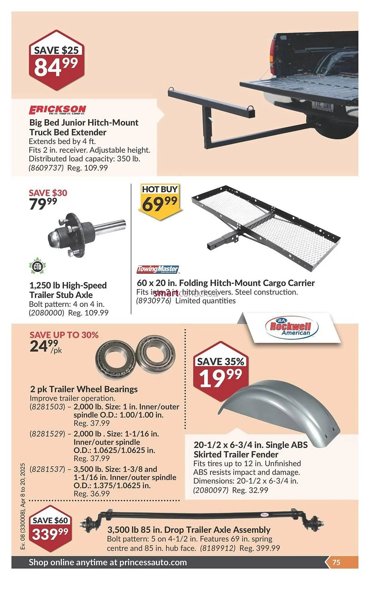 Princess Auto flyer from April 6 to April 12 2025 - flyer page 81