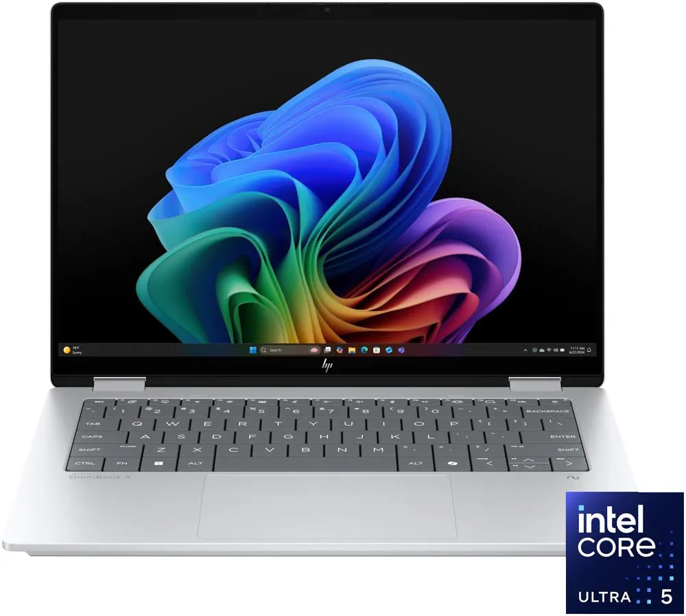 HP OmniBook X Flip 14” Intel® Core™ Ultra 5 for Copilot+ PCs