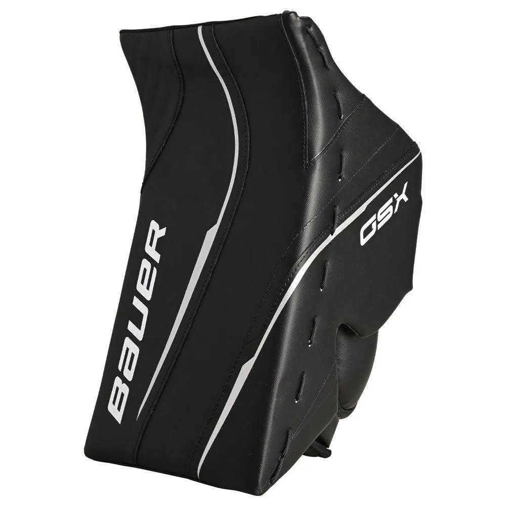 BAUER GSX GEN II BLACK INTERMEDIATE GOALIE BLOCKER - REGULAR