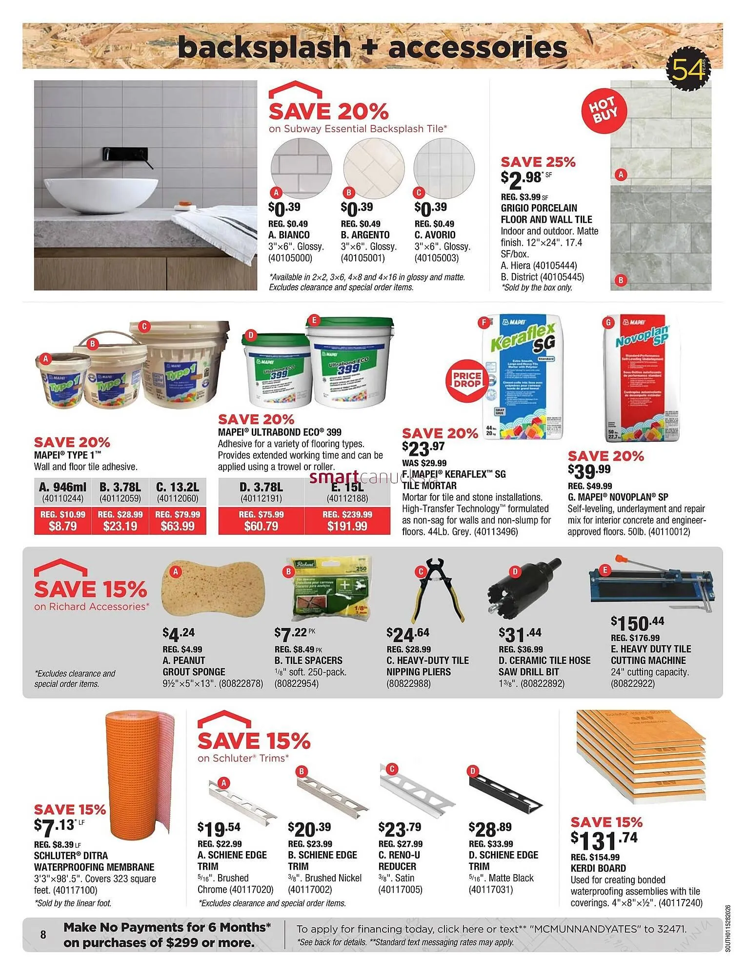 McMunn & Yates Building Supplies flyer from January 15 to January 28 2026 - flyer page 8