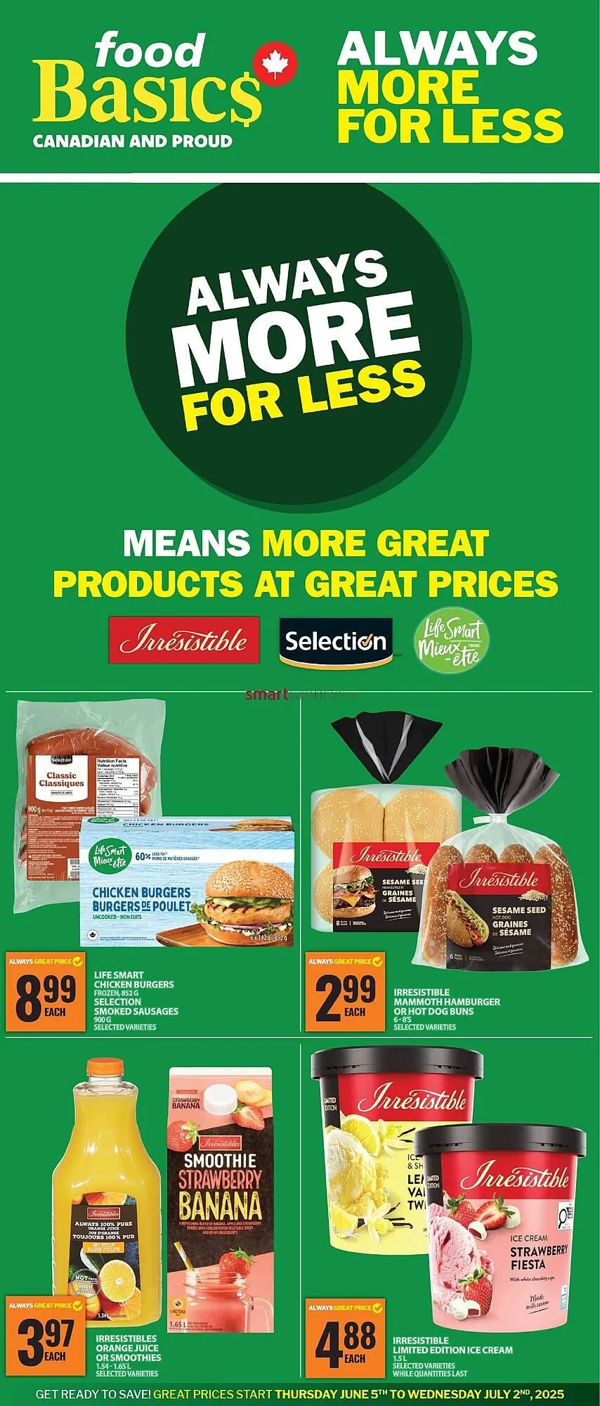 Food Basics flyer from June 5 to July 2 2025 - flyer page 1