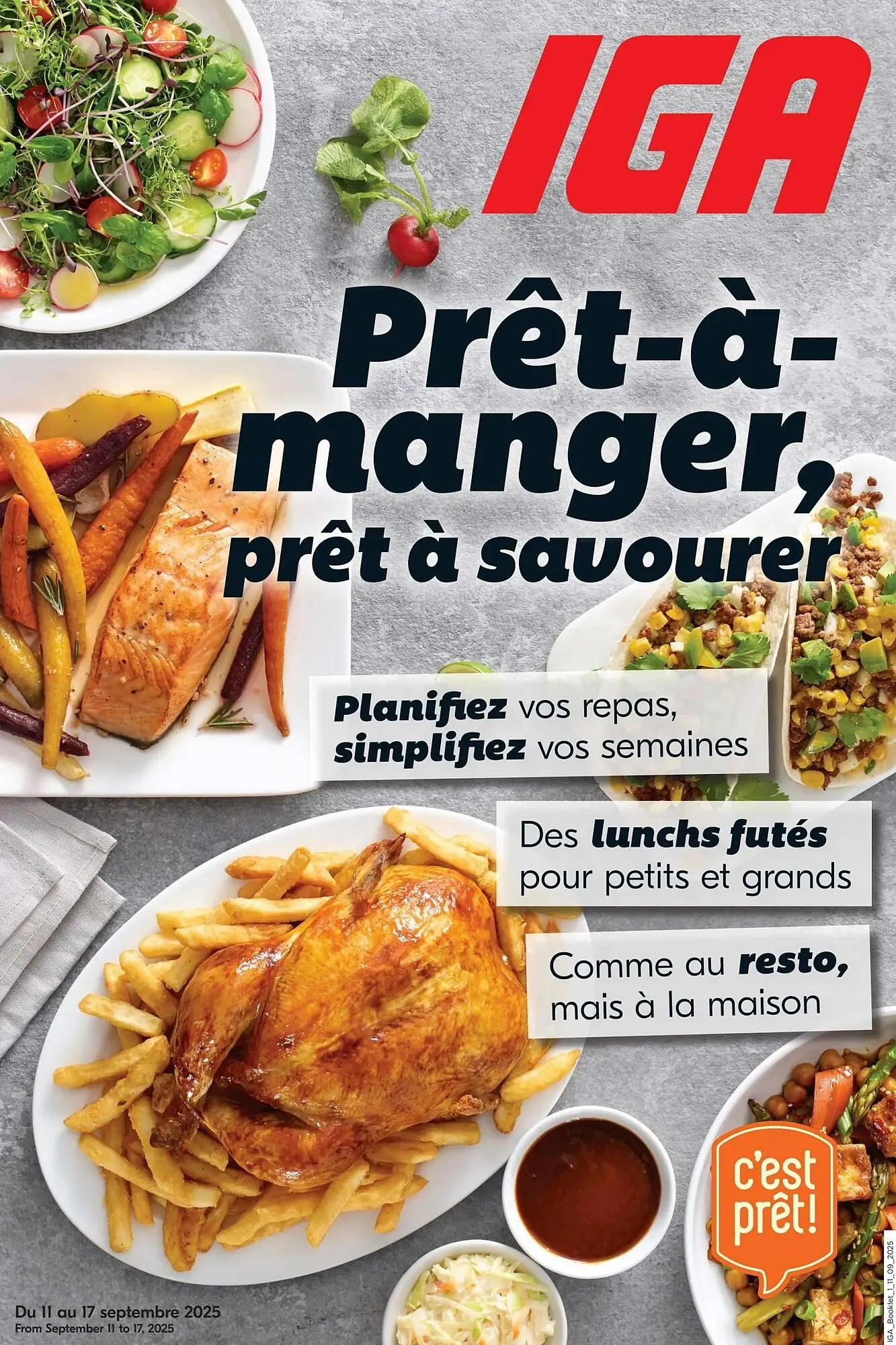 IGA flyer from September 11 to September 24 2025 - flyer page 16