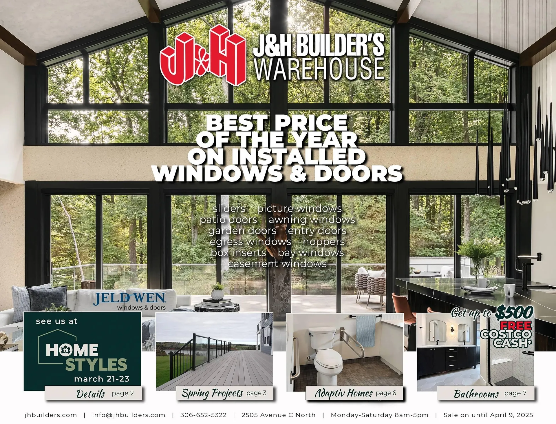 J&H Builders Warehouse flyer - 1