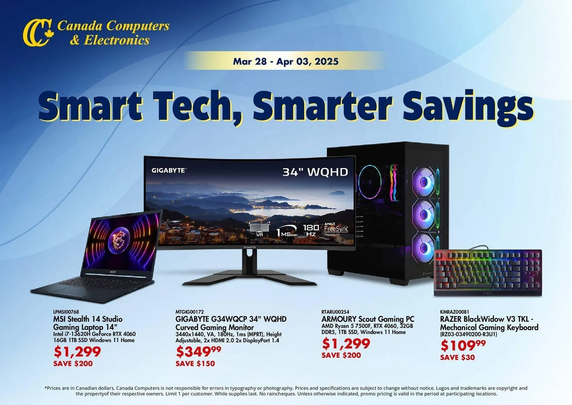 Canada Computers flyer - 1