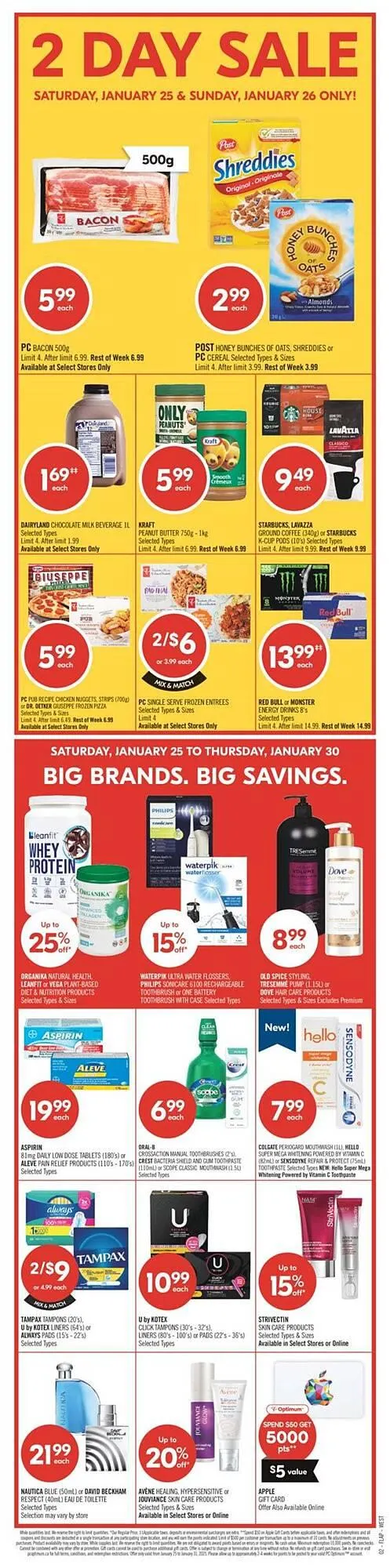Shoppers Drug Mart flyer from January 23 to January 30 2025 - flyer page 3