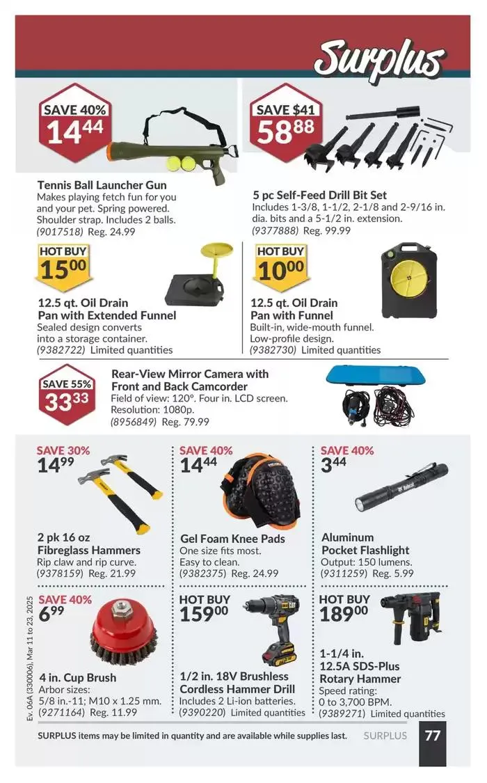 National Sale from March 11 to March 23 2025 - flyer page 82