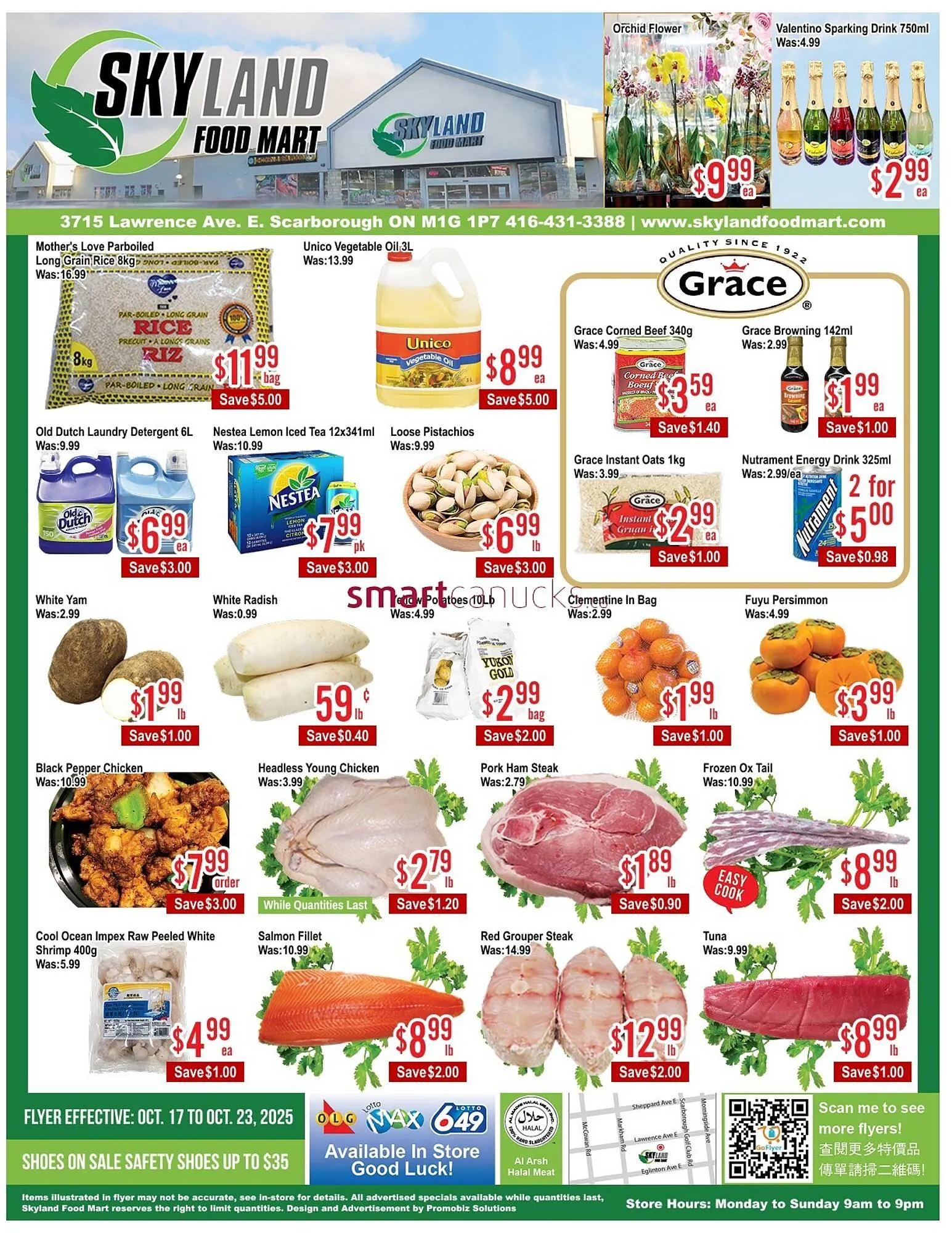 Skyland Foodmart flyer - 1
