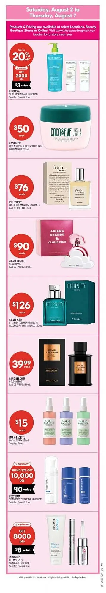 Shoppers Drug Mart flyer from July 31 to August 14 2025 - flyer page 5
