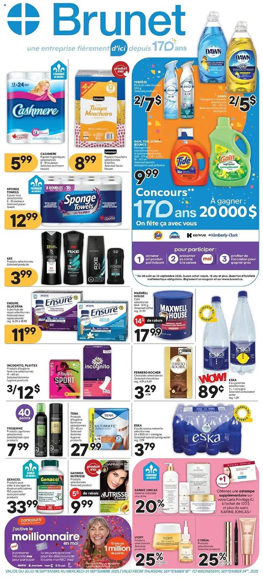 Brunet flyer from September 18 to September 25 2025 - flyer page 1