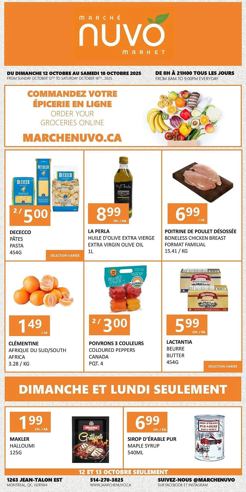 Marche Nuvo flyer from October 10 to October 14 2025 - flyer page 1