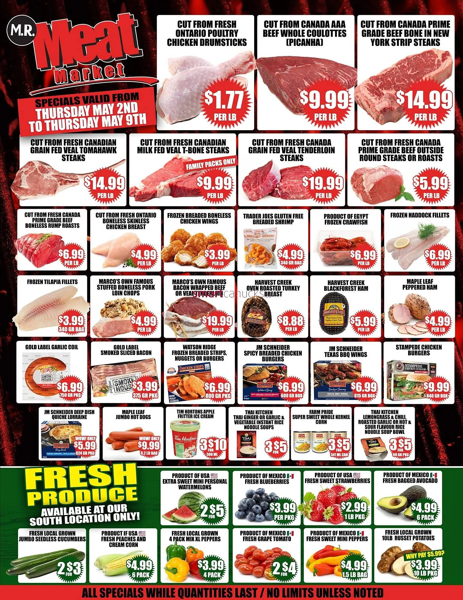 Mr. Meat Market flyer - 1