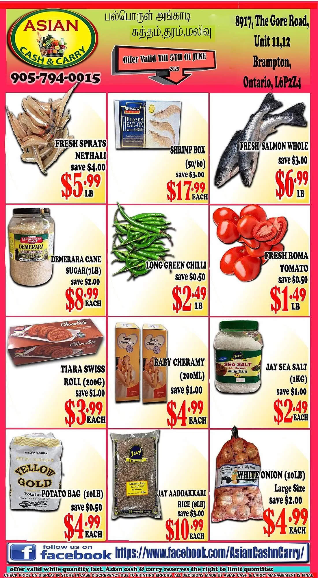 Asian Cash & Carry flyer - 1