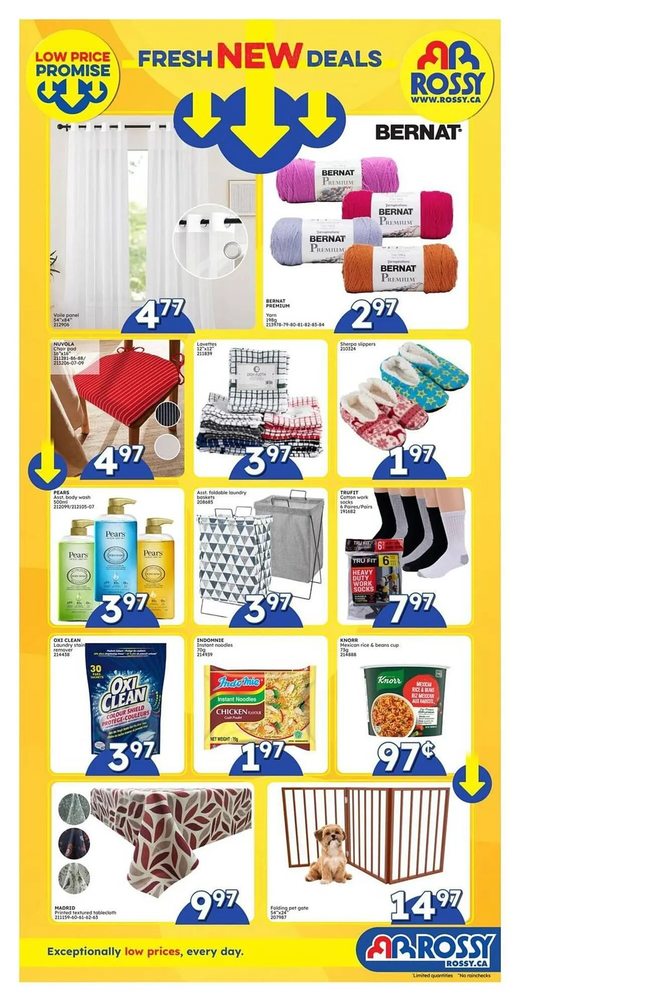 Rossy flyer from September 24 to October 29 2025 - flyer page 1