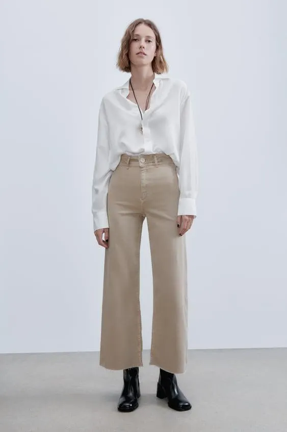 JEANS ZW MARINE STRAIGHT TIRO ALTO