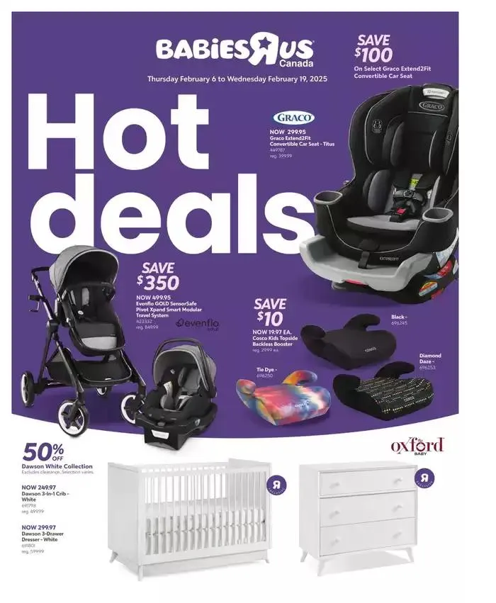 Babies"R"Us Flyer from February 6 to February 19 2025 - flyer page 1