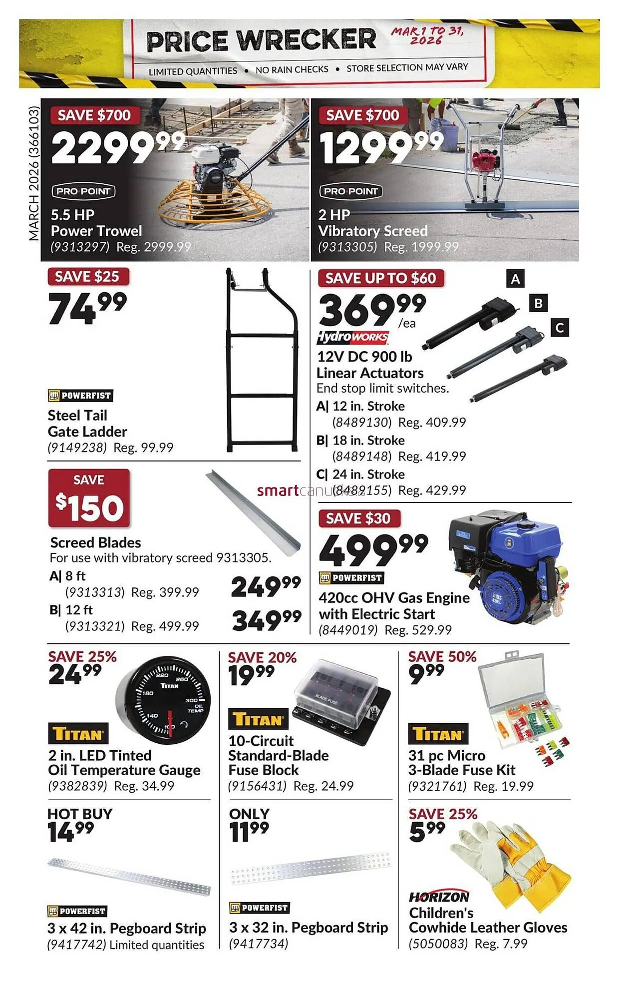 Princess Auto flyer from March 1 to March 31 2026 - flyer page 29