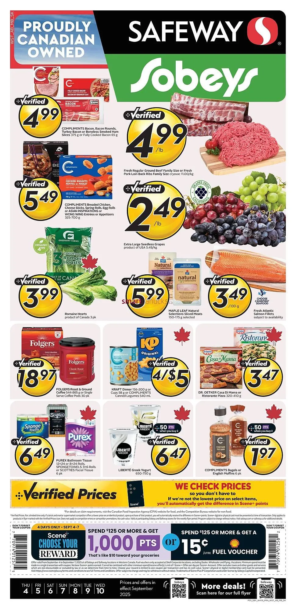 Safeway flyer from September 5 to September 11 2025 - flyer page 1