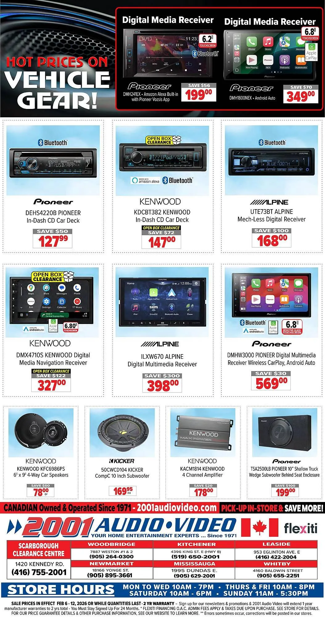 2001 Audio Video flyer from February 9 to February 12 2026 - flyer page 15