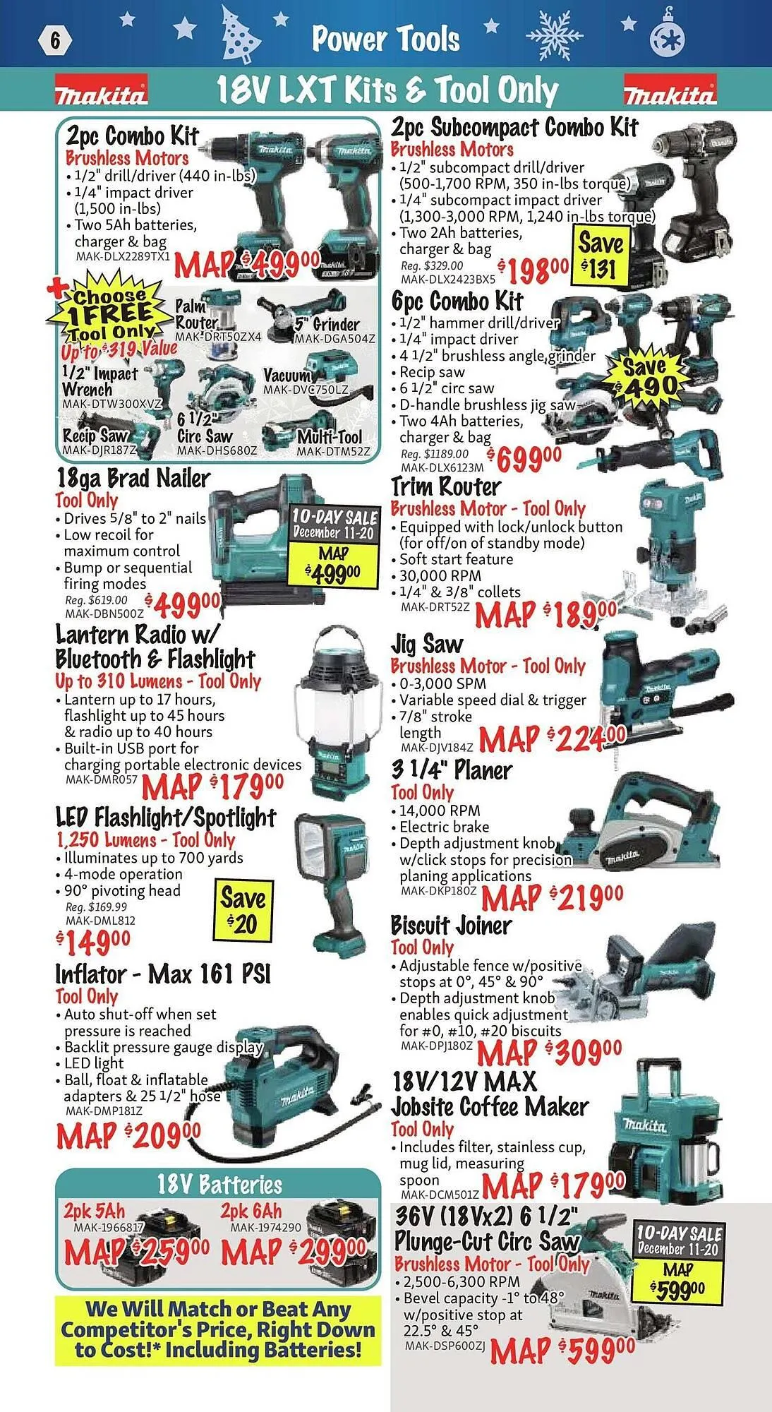 KMS Tools flyer from December 1 to January 1 2026 - flyer page 6