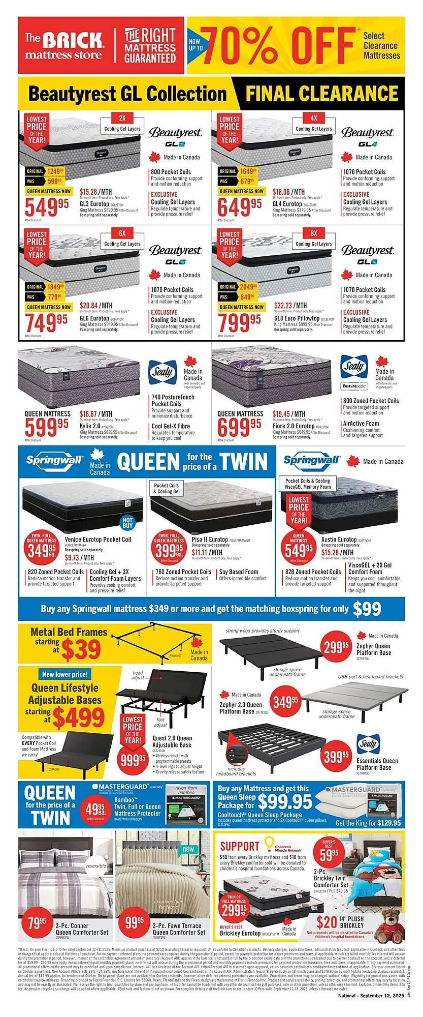 The Brick flyer from September 12 to September 19 2025 - flyer page 15