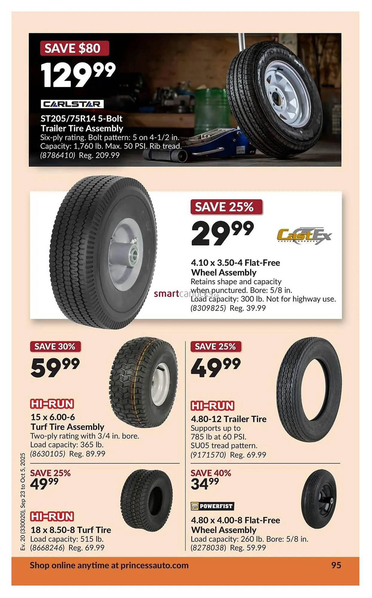 Princess Auto flyer from September 18 to September 24 2025 - flyer page 101