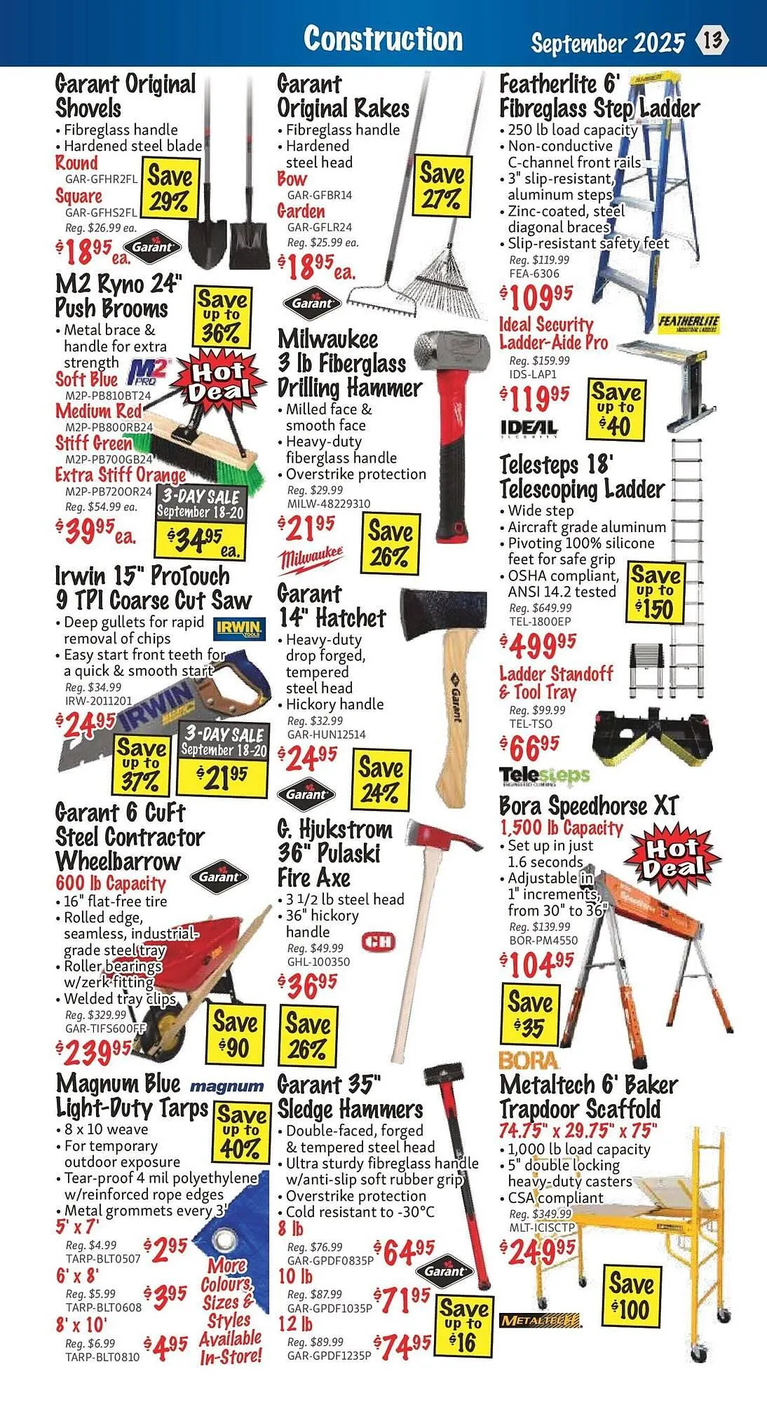 KMS Tools flyer from September 1 to September 15 2025 - flyer page 13