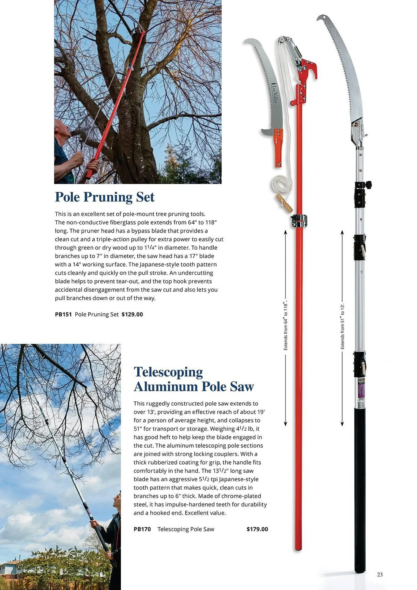 Lee Valley Tools catalogue from March 13 to April 30 2026 - flyer page 23