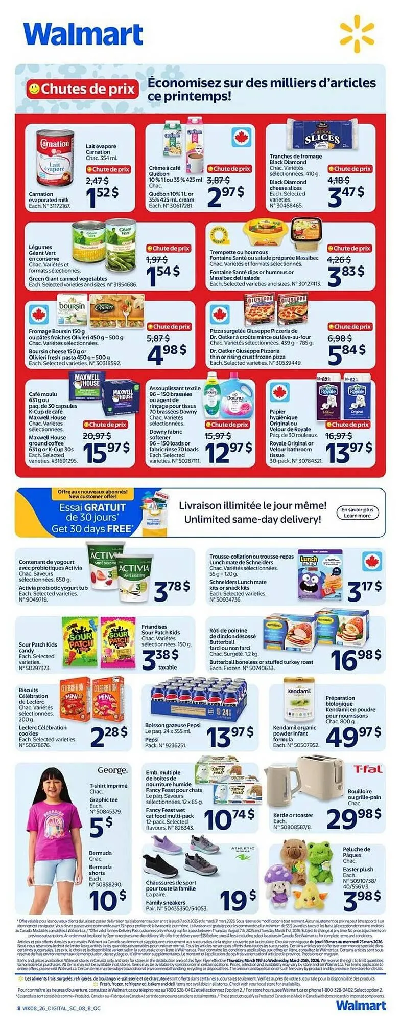Walmart flyer from March 19 to March 25 2026 - flyer page 2