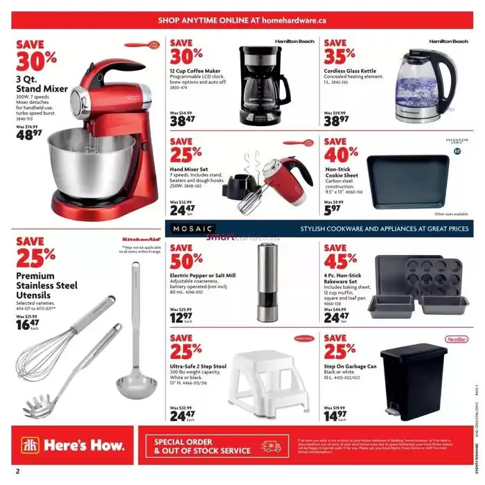 Home Hardware weekly flyer from January 2 to January 15 2025 - flyer page 13