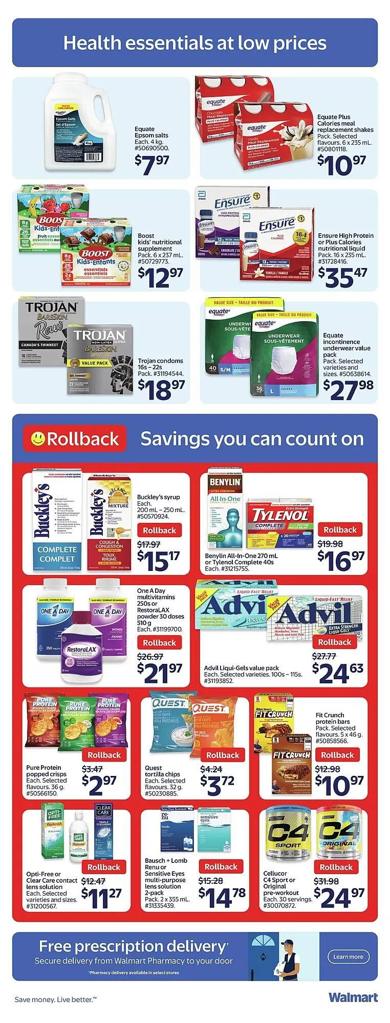 Walmart flyer from January 8 to January 15 2026 - flyer page 12