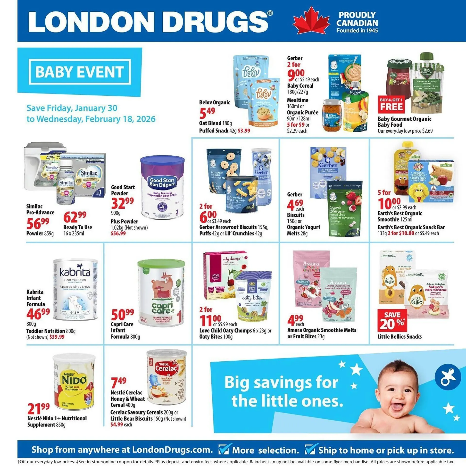 London Drugs flyer from January 30 to February 6 2026 - flyer page 1