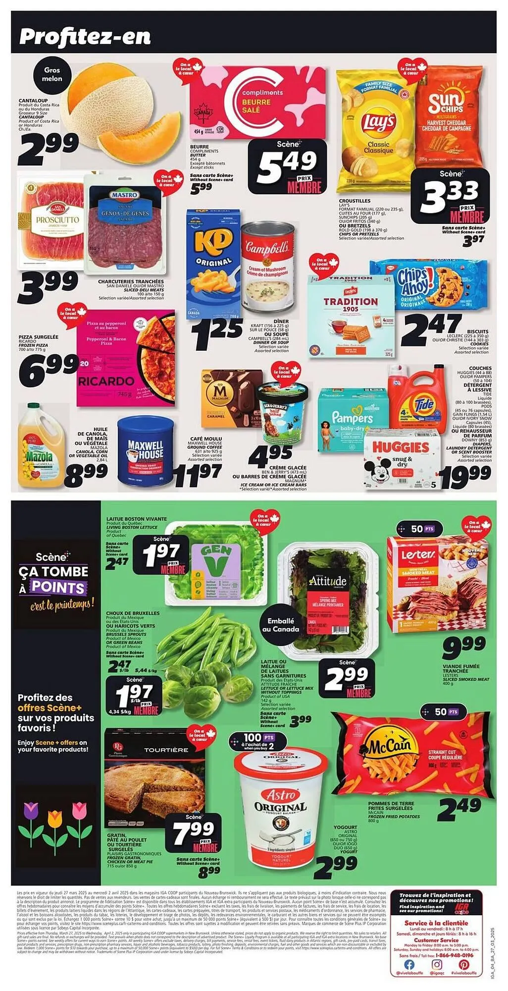 IGA flyer from March 27 to April 2 2025 - flyer page 2