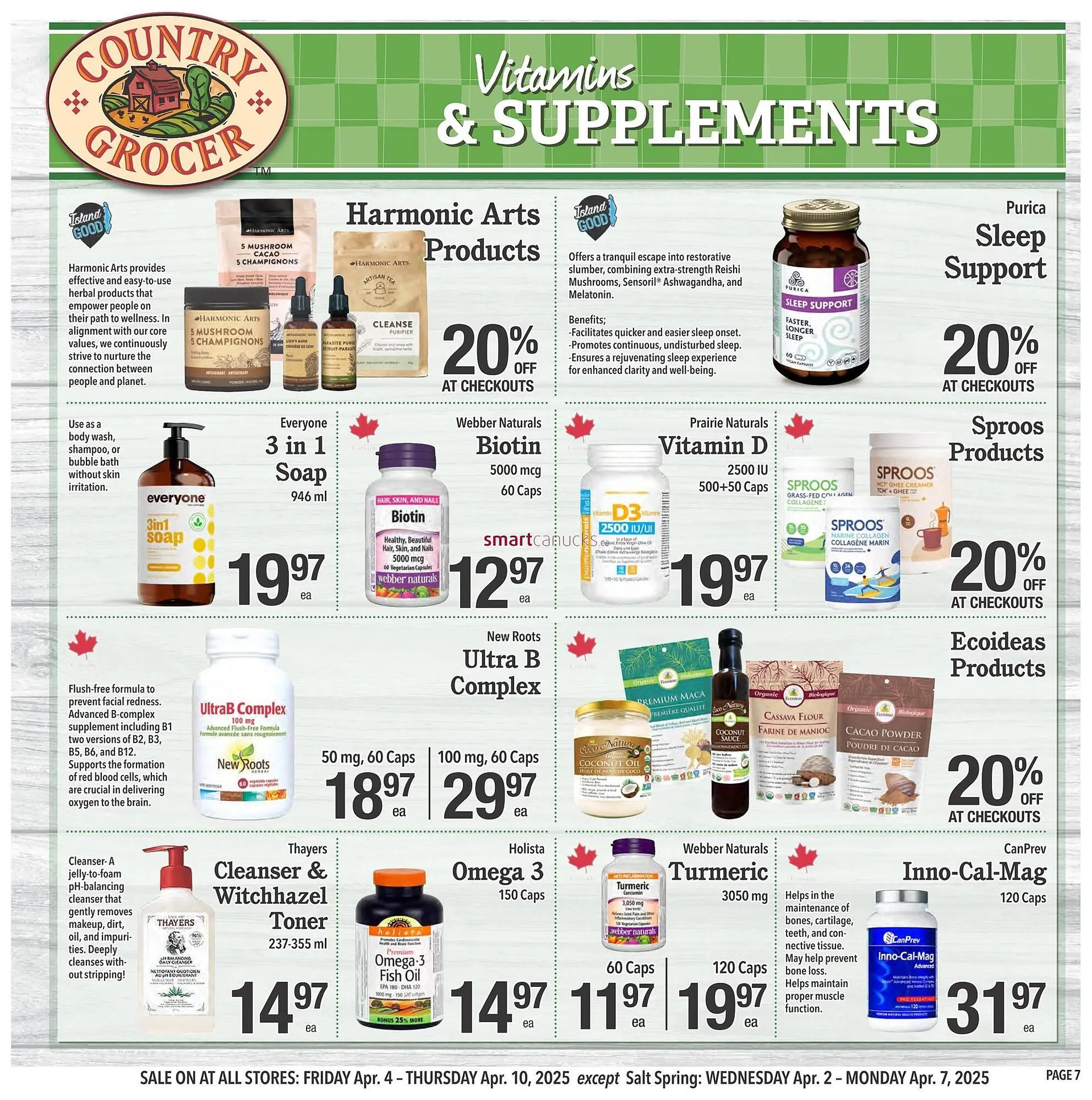 Country Grocer flyer from April 3 to April 9 2025 - flyer page 7
