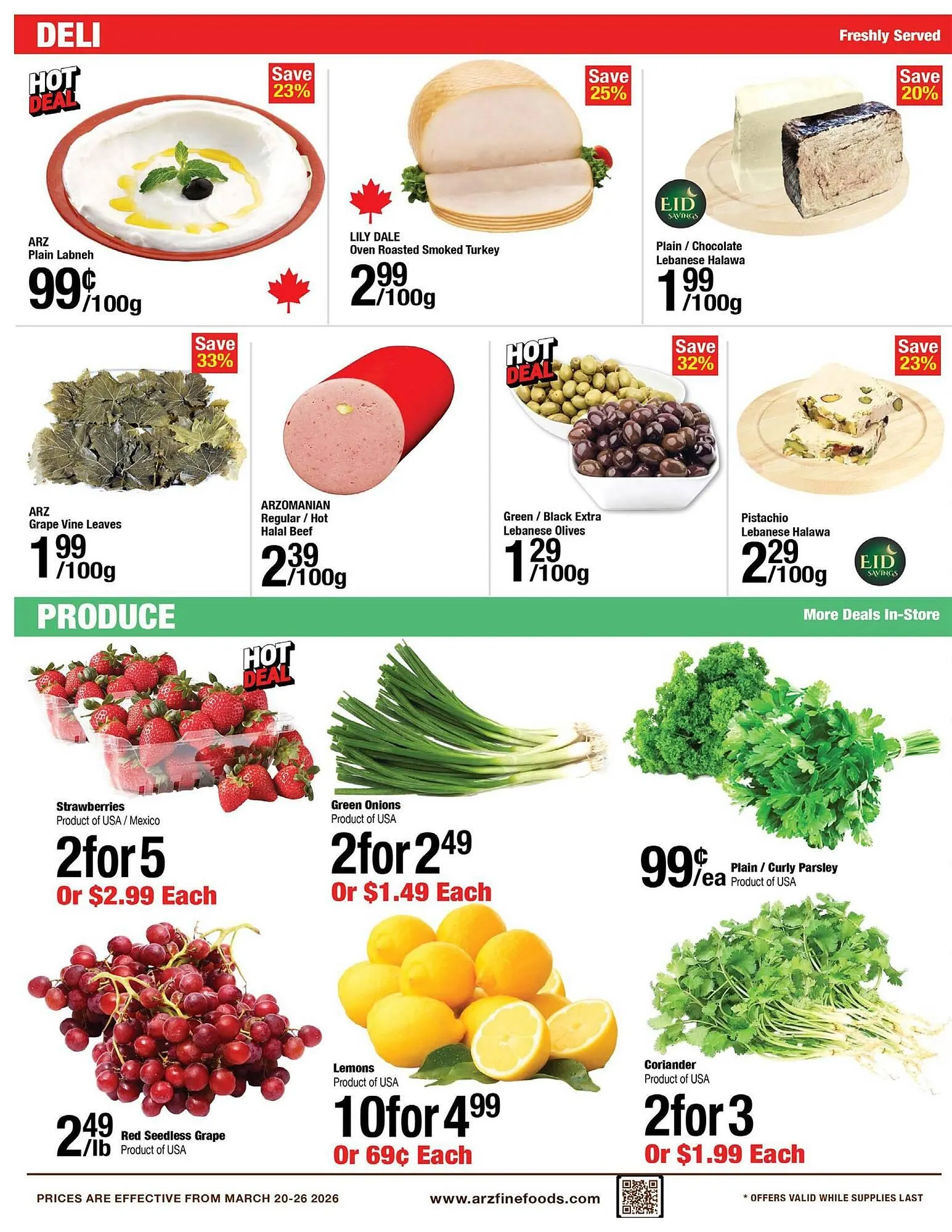 Arz Fine Foods flyer from March 20 to March 26 2026 - flyer page 11