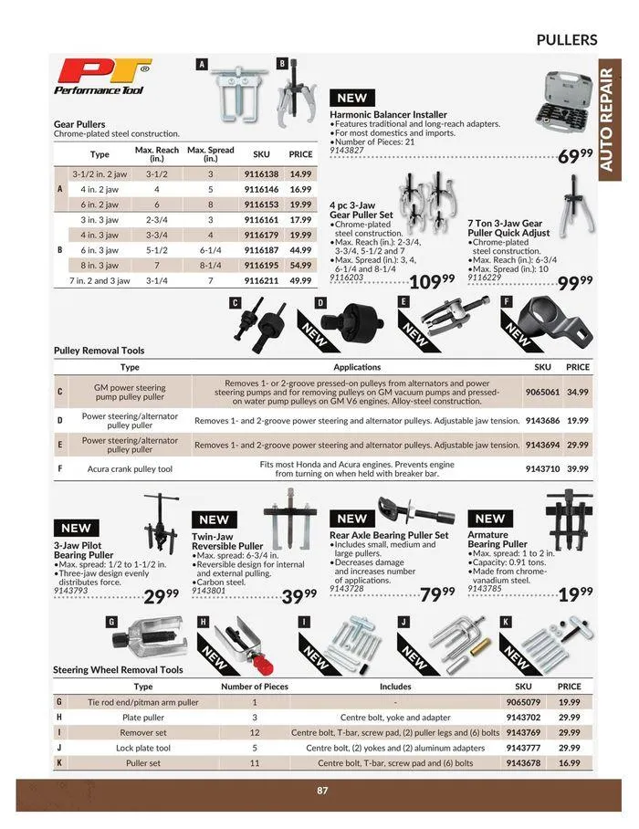 Auto Repair Catalogue from April 23 to April 22 2025 - flyer page 87