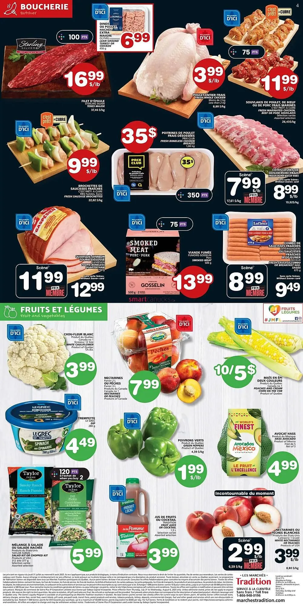 Marches Tradition flyer from July 31 to August 6 2025 - flyer page 4