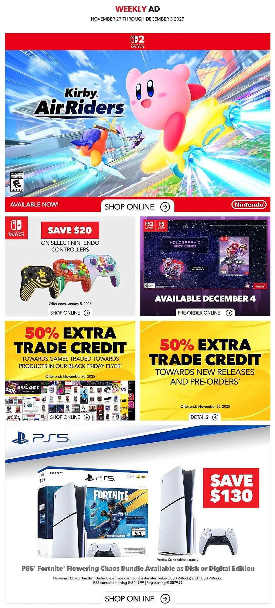 GameStop flyer - 1
