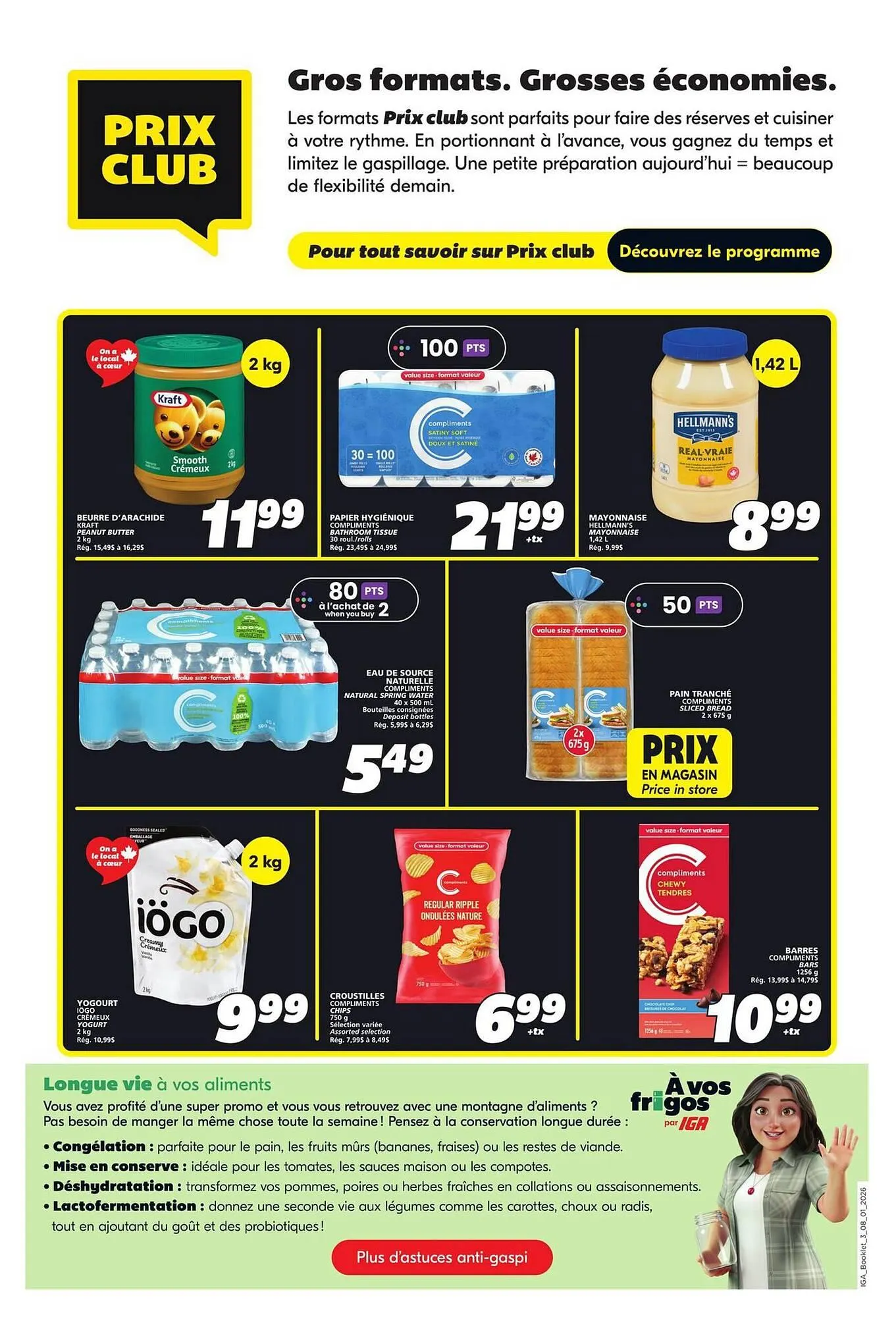IGA flyer from January 8 to January 14 2026 - flyer page 17