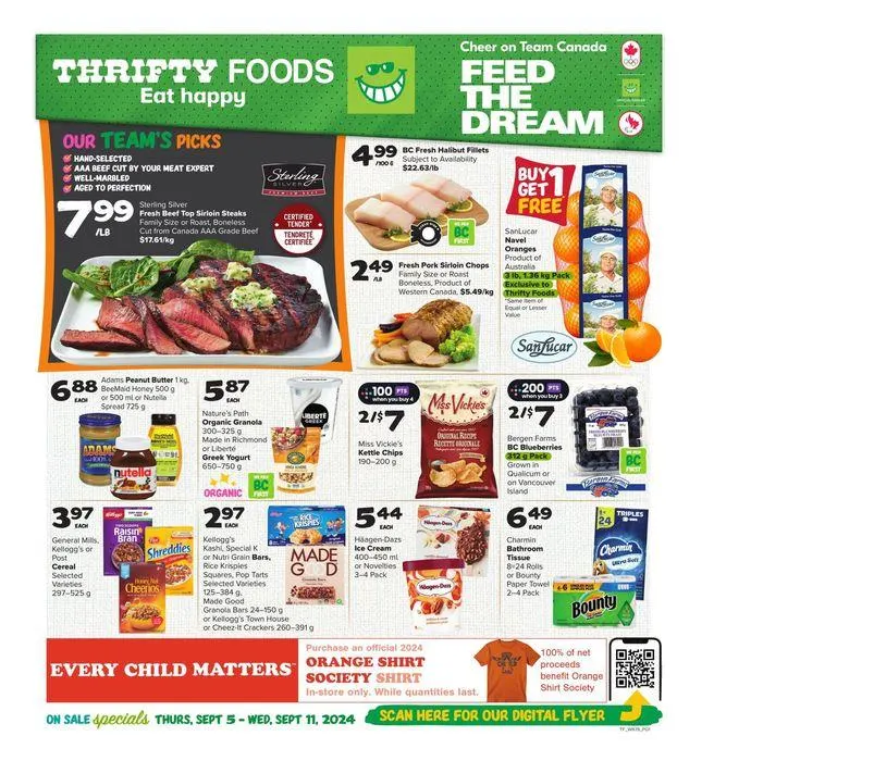 Current special promotions from September 5 to September 11 2024 - flyer page 1