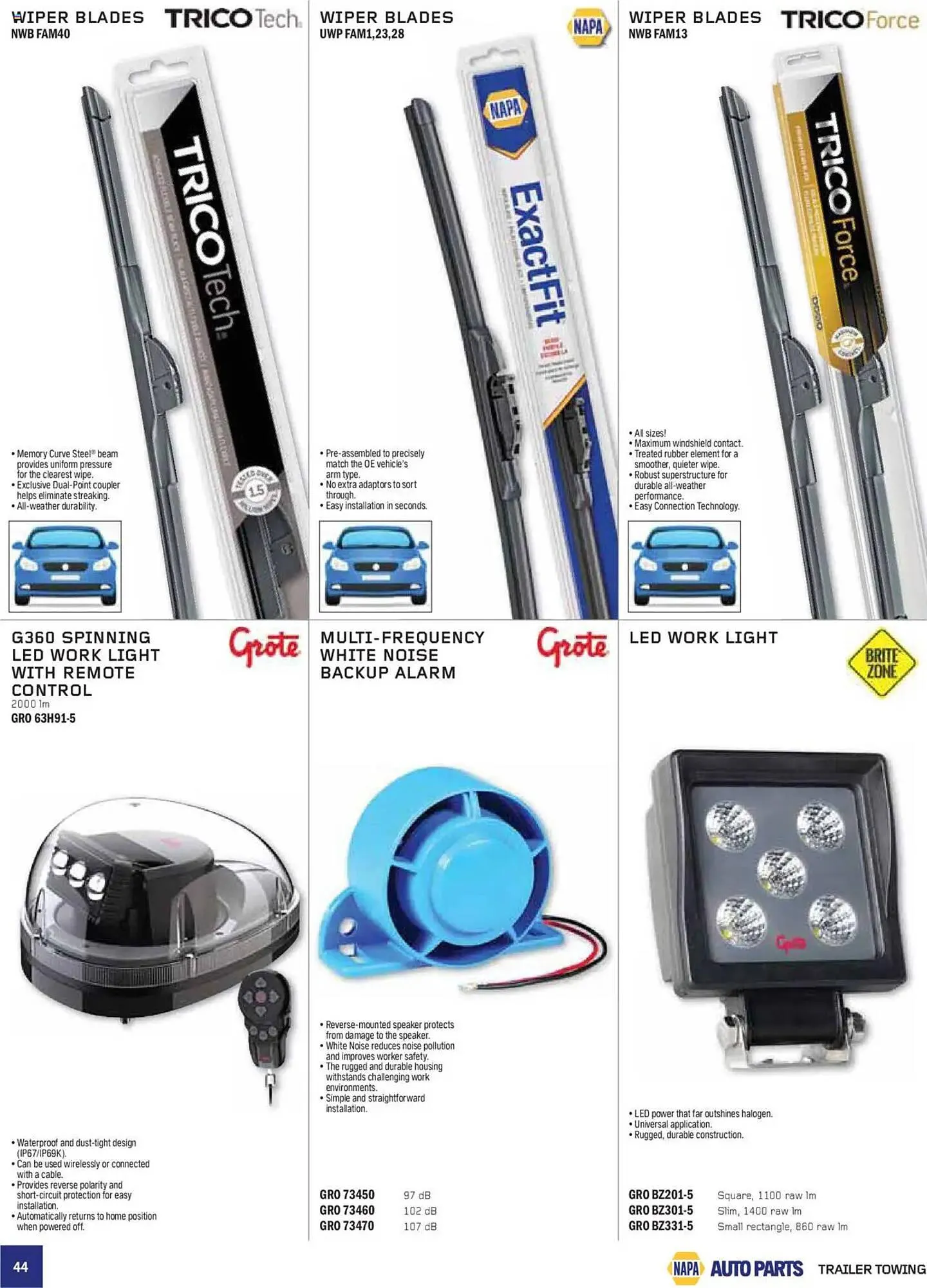 NAPA Auto Parts flyer from July 1 to August 30 2025 - flyer page 44