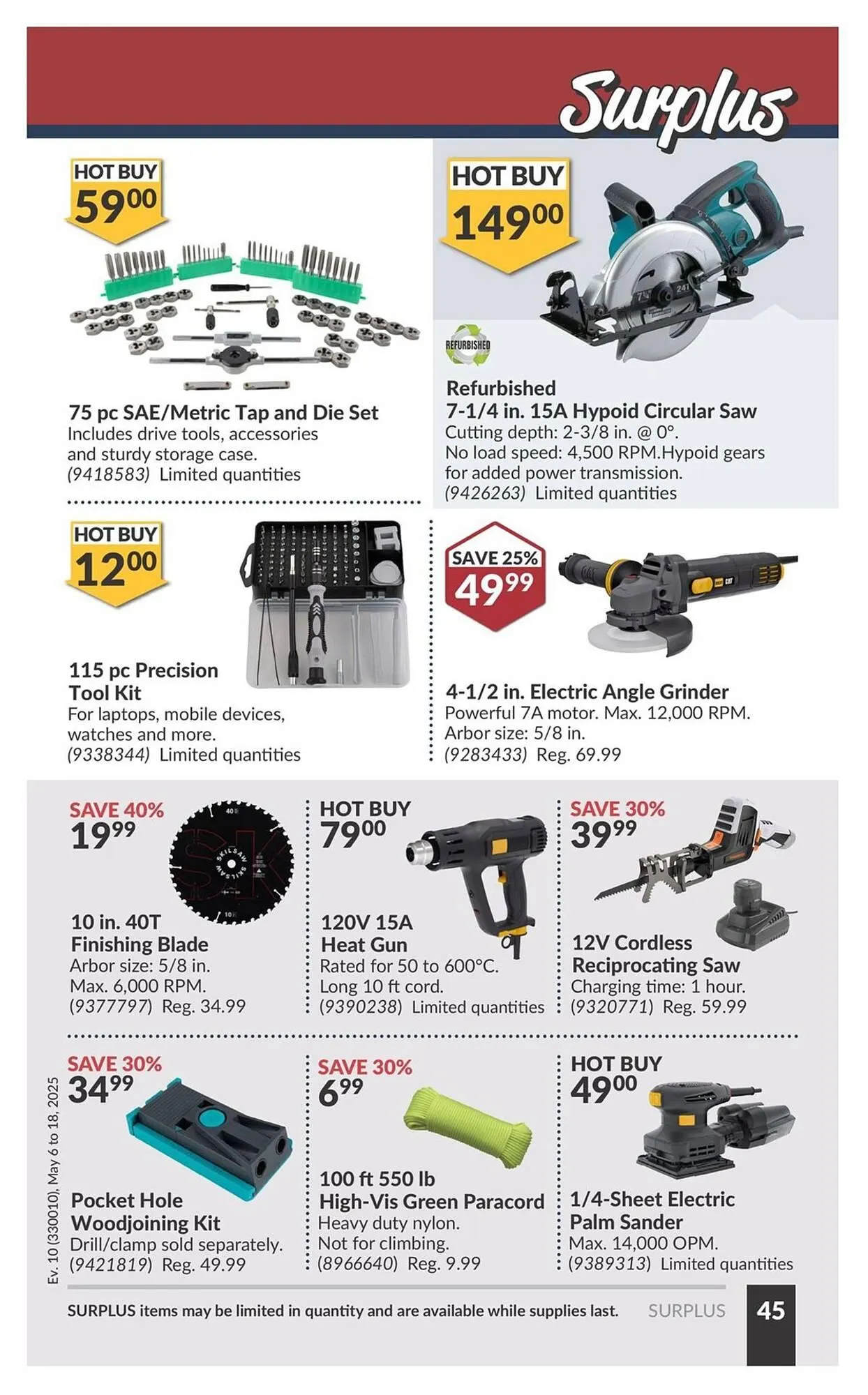 Princess Auto flyer from May 6 to May 18 2025 - flyer page 50