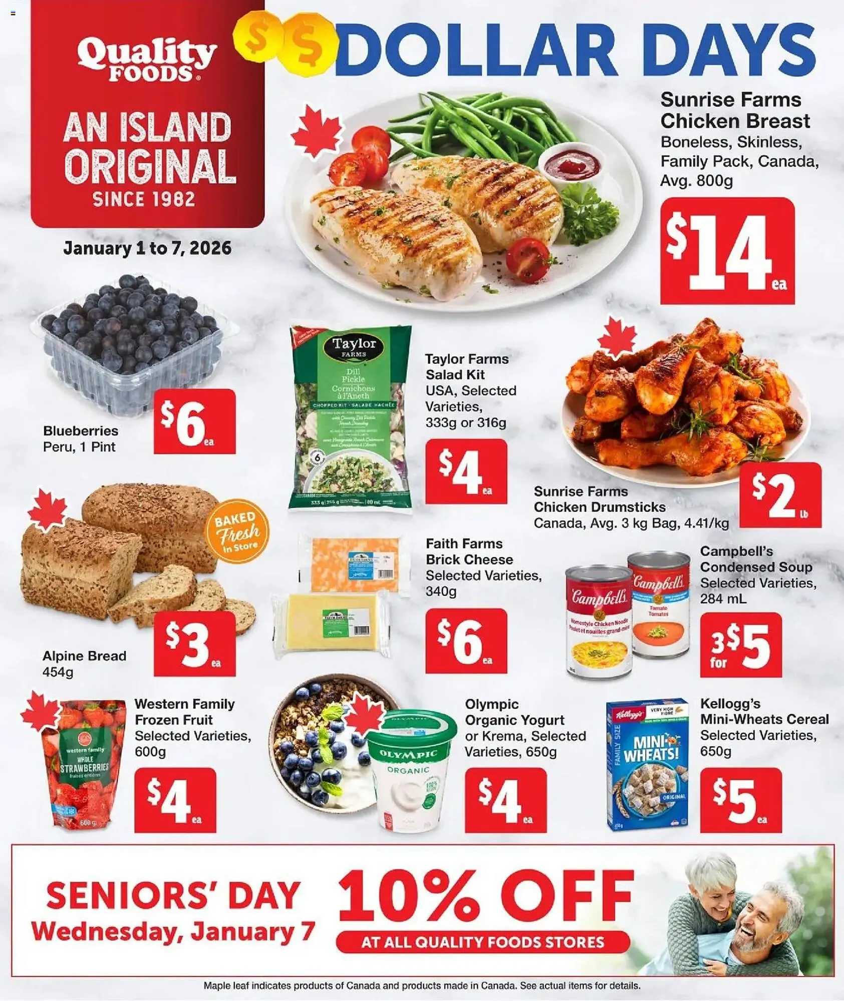 Quality Foods flyer - 1