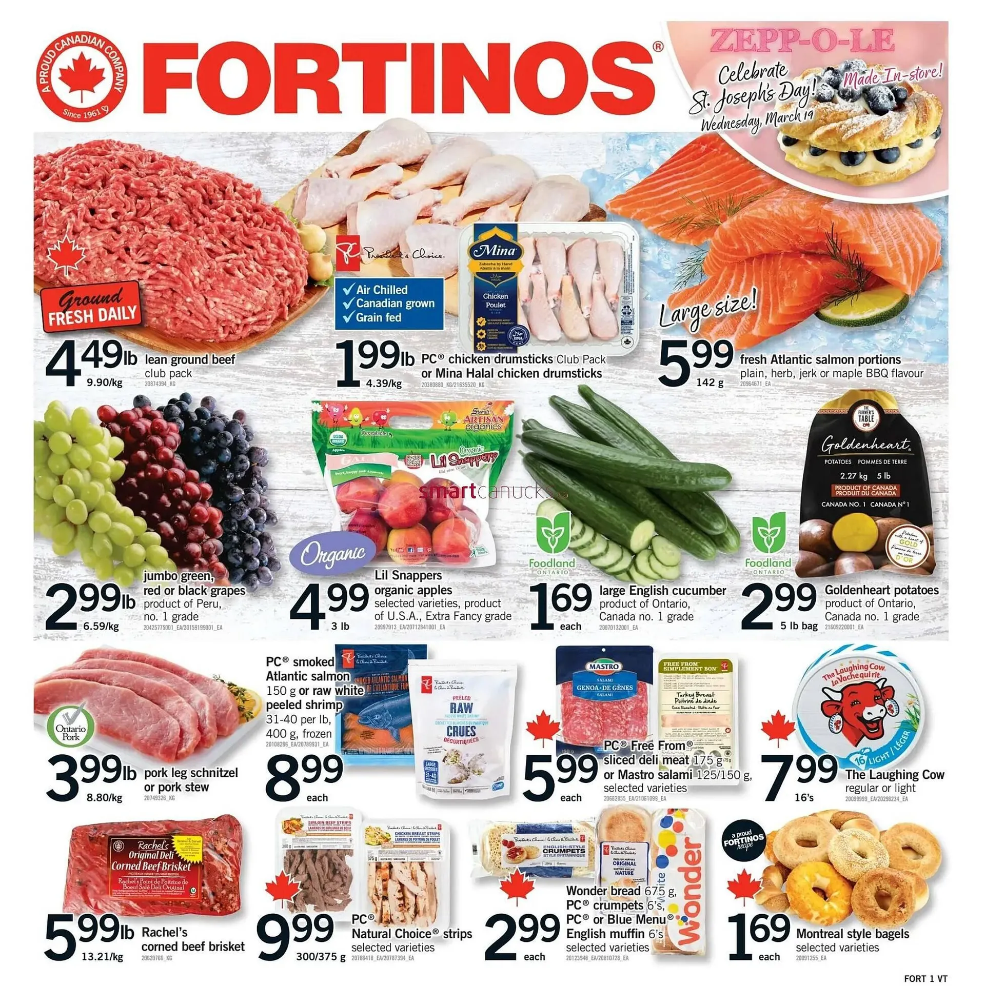 Fortinos flyer from March 13 to March 19 2025 - flyer page 1