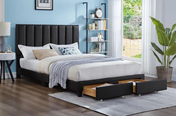 Avery Upholstered Platform Bed