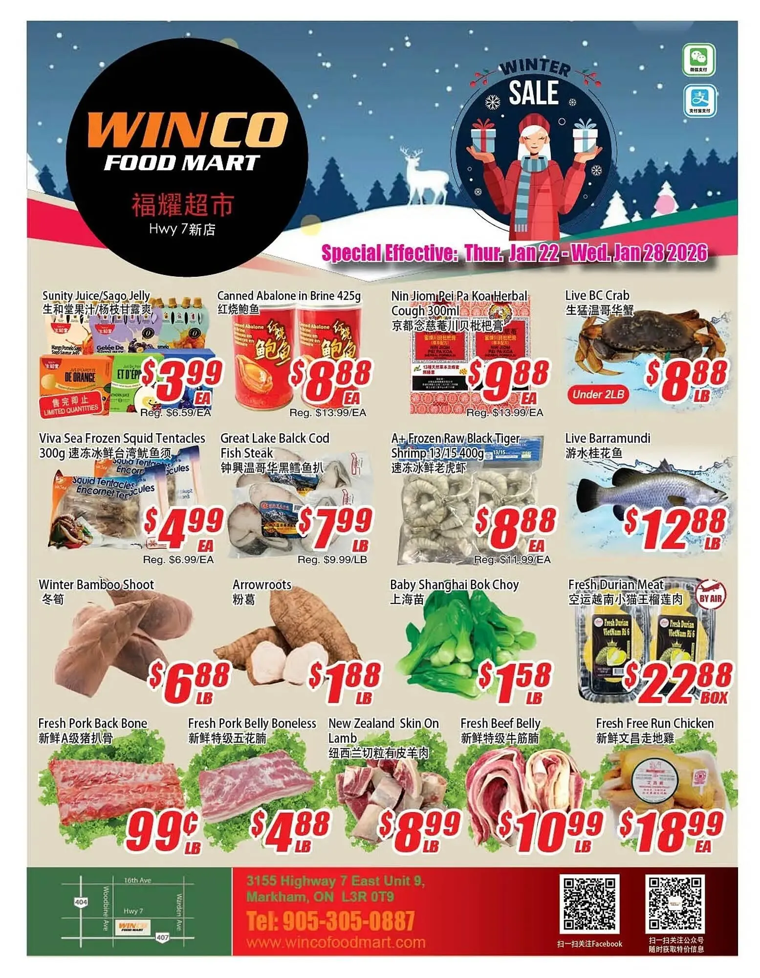 WinCo Food Mart flyer - 1