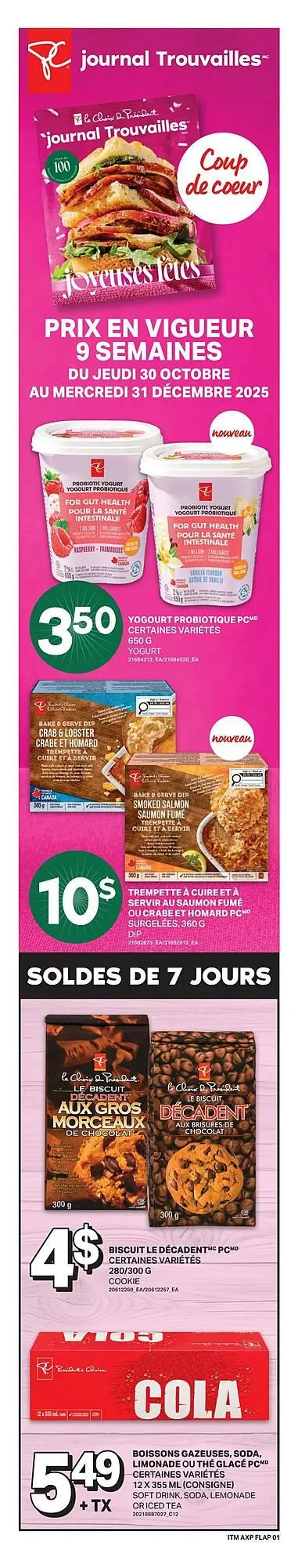 Axep flyer from November 6 to November 12 2025 - flyer page 1