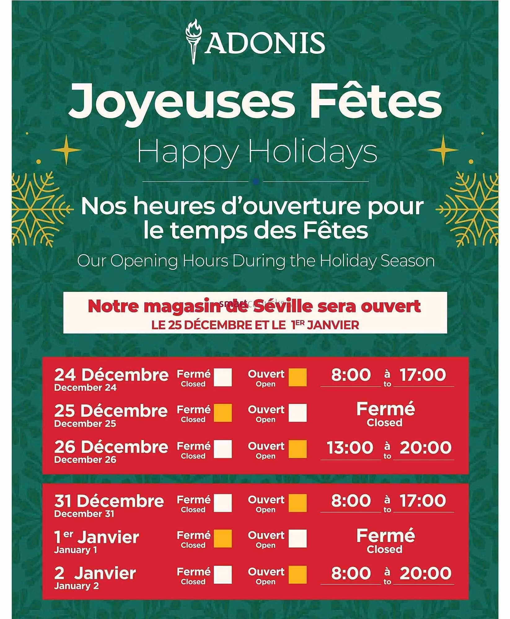 Marché Adonis flyer from December 25 to December 30 2025 - flyer page 11