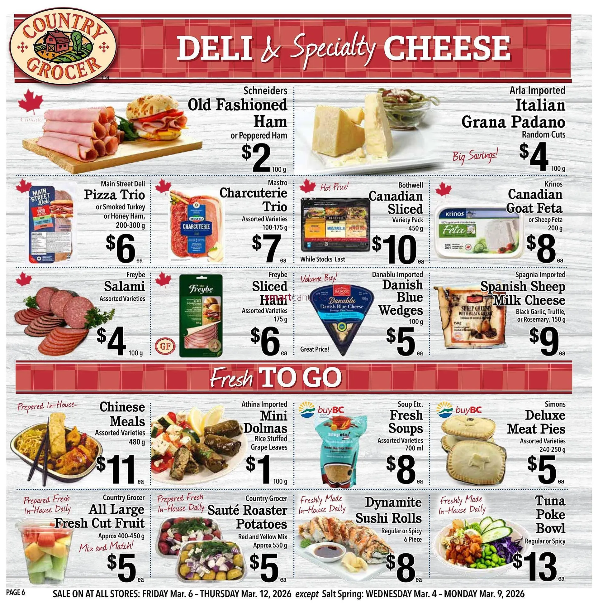 Country Grocer flyer from March 6 to March 12 2026 - flyer page 6